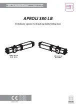 fadini APROLI 380 LB Instruction Manual preview