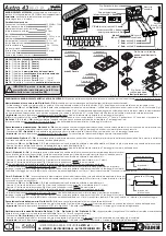 fadini Astro 43 M.Q.B. Instructions preview