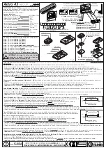 Предварительный просмотр 3 страницы fadini Astro 43 M.Q.B. Instructions