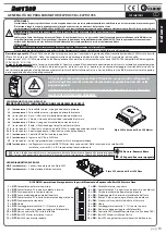 Preview for 13 page of fadini Bart 350 24Vcc Instruction Manual