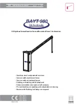 fadini BAYT 980 Instruction Manual предпросмотр