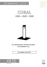 fadini CORAL 1050 Instruction Manual preview