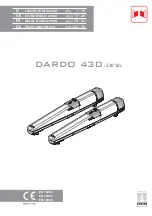 fadini DARDO 430 Instruction Manual предпросмотр