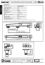 Предварительный просмотр 14 страницы fadini DARDO 430 Instruction Manual