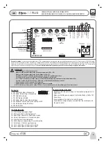 Предварительный просмотр 2 страницы fadini Elpro 15 Plus Instructions