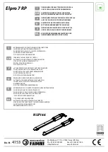 Preview for 1 page of fadini Elpro 7 RP Instructions Manual