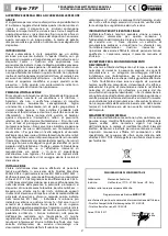 Preview for 2 page of fadini Elpro 7 RP Instructions Manual