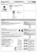 Preview for 11 page of fadini Elpro S50-T1 Manual