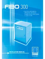 Предварительный просмотр 1 страницы fadini FIBO 300 Installation Manual