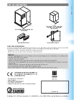 Предварительный просмотр 12 страницы fadini FIBO 300 Installation Manual