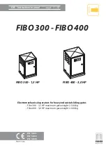 fadini FIBO 300 Instruction Manual предпросмотр