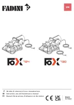 fadini FOX 724 Instruction, Use And Maintenance Manual preview