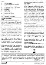 Предварительный просмотр 2 страницы fadini FOX 724 Instruction, Use And Maintenance Manual