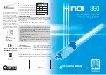 Предварительный просмотр 1 страницы fadini HINDI 880 SPRINT Installation Manual