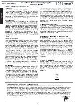 Preview for 2 page of fadini HINDI 880 SPRINT Instruction Manual