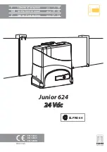 fadini Junior 624 Instruction Manual preview