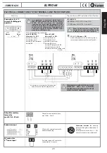 Preview for 29 page of fadini Junior 624 Instruction Manual