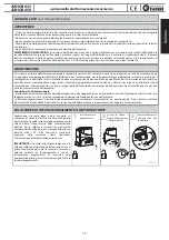 Предварительный просмотр 15 страницы fadini Junior 633 Instruction Manual