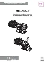 Предварительный просмотр 1 страницы fadini MEC 200 LB Instruction Manual