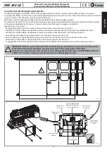 Preview for 7 page of fadini MEC 200 LB Instruction Manual