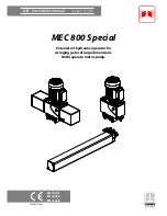 Preview for 1 page of fadini MEC 800 Special Instruction Manual