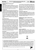 Предварительный просмотр 10 страницы fadini NUPI 66 Instruction Manual