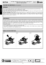 Предварительный просмотр 16 страницы fadini NUPI 66 Instruction Manual