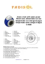 Fadisol C-0528 Manual preview