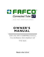 FAFCO Connected Tube CT Owner'S Manual preview