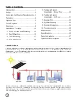 Preview for 2 page of FAFCO Drainback 200 Series Installation Manual