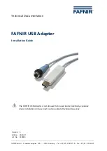 fafnir USB Adapter Installation Manual preview