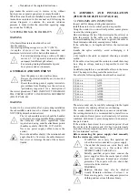 Preview for 10 page of Faggiolati Pumps AJ10 Instructions For Installation And Use Manual