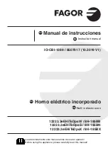 Предварительный просмотр 1 страницы Fagor 12223.3eEHiTsDpsW Instruction Manual