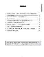 Предварительный просмотр 3 страницы Fagor 1FSC19XEL Operating Instructions Manual