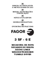 Fagor 3 SF-6 E Operating Instructions Manual preview