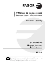 Preview for 1 page of Fagor 3FE-8112 Instruction Manual