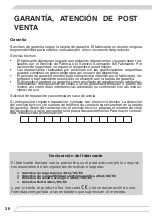 Preview for 36 page of Fagor 3LVF-423.1 Instruction Manual