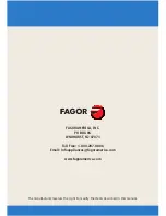 Предварительный просмотр 26 страницы Fagor 5CFB-36 Care & Instruction Manual