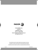 Preview for 122 page of Fagor 5HA-196 X - REV 7-10 Care & Instruction Manual