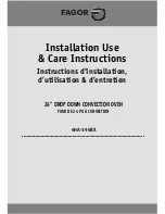 Preview for 1 page of Fagor 6HA-196BX Installation Instructions Manual