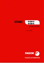 Fagor 8025 M CNC Translation Of The Original Manual preview