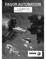 Preview for 1 page of Fagor 8025 T CNC Operating Manual