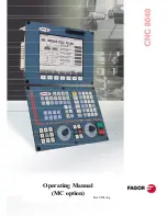 Preview for 53 page of Fagor 8040 MC CNC Manual