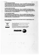 Preview for 11 page of Fagor AD-48BDD Instruction Manual