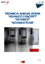 Fagor ADVANCE CONCEPT Technical Manual предпросмотр