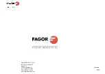 Предварительный просмотр 99 страницы Fagor ADVANCE CONCEPT Technical Manual