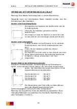 Preview for 46 page of Fagor Advance Plus APG-061 Installation Manual