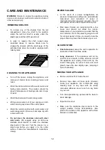 Предварительный просмотр 12 страницы Fagor BC-112 Instruction Manual