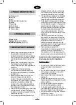 Preview for 10 page of Fagor BV-460 Instructions For Use Manual