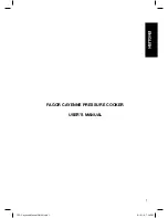 Fagor CAYENNE User Manual preview